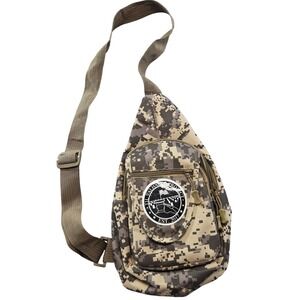 TIL VALHALLA PROJECT Messenger Bag Camouflage Pattern Adjustable Straps
